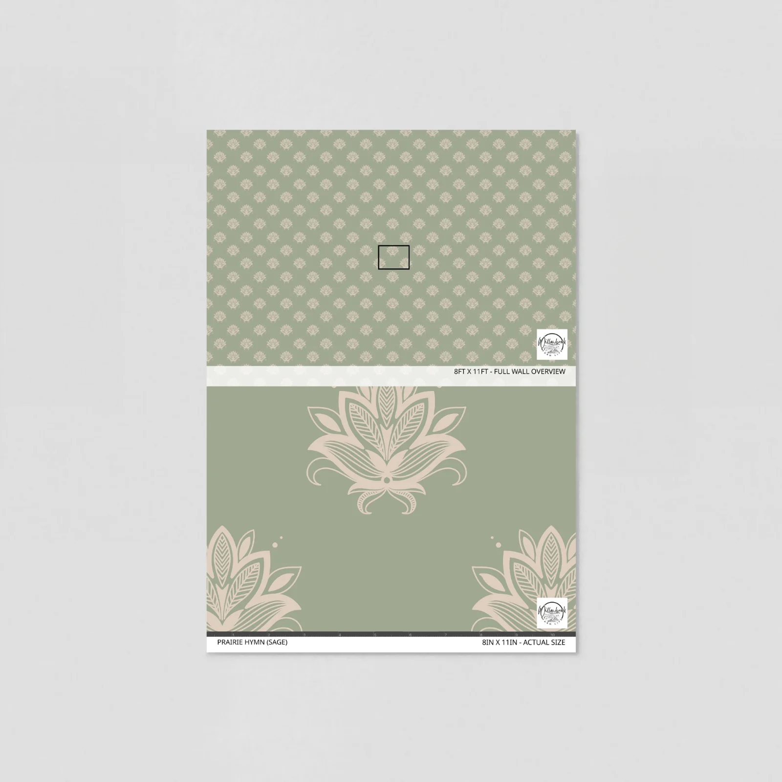 Prairie Hymn (Sage) Wallpaper - Image 6