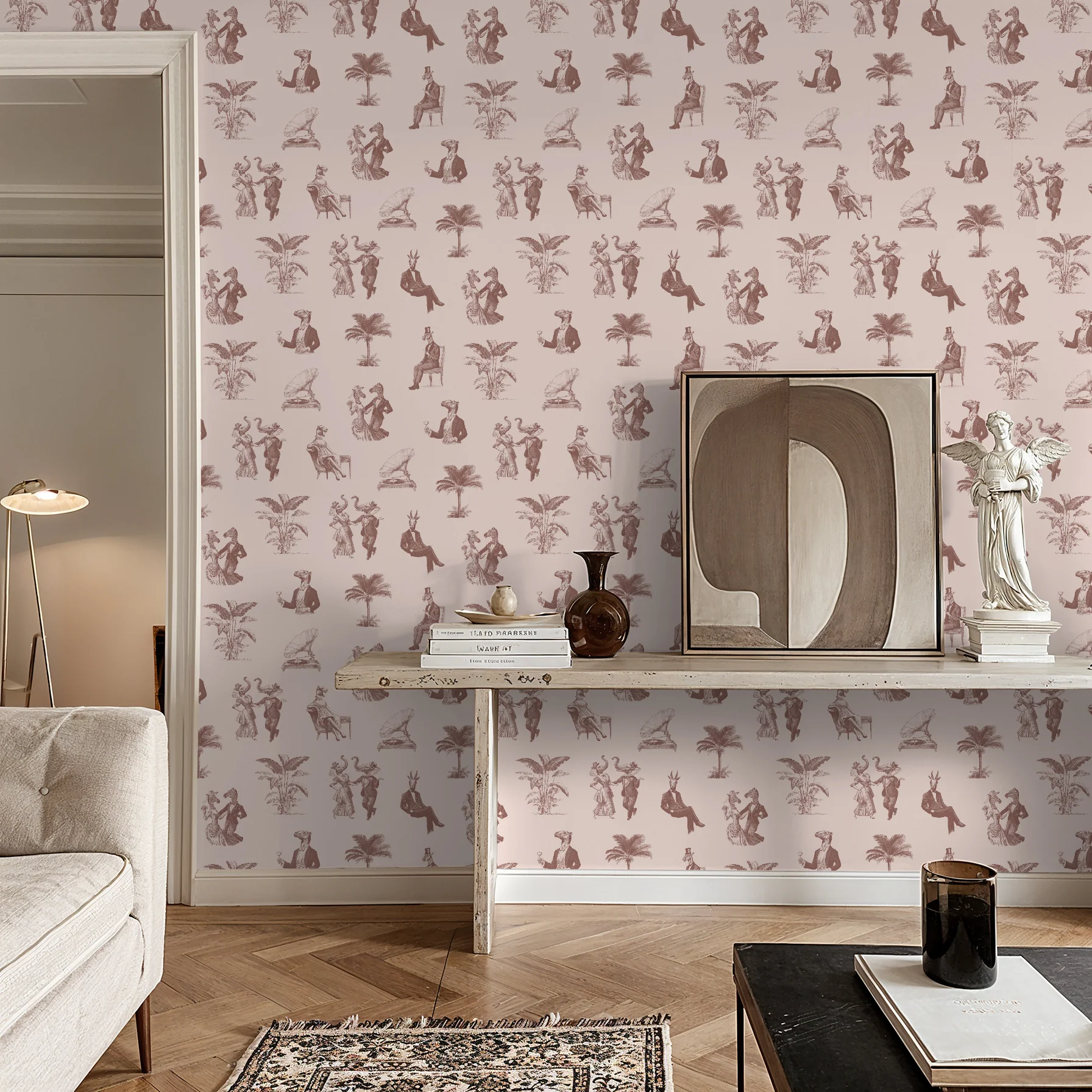 Safari Speakeasy Wallpaper - 8 FT H X 20.5 FT W LUXE - Image 3