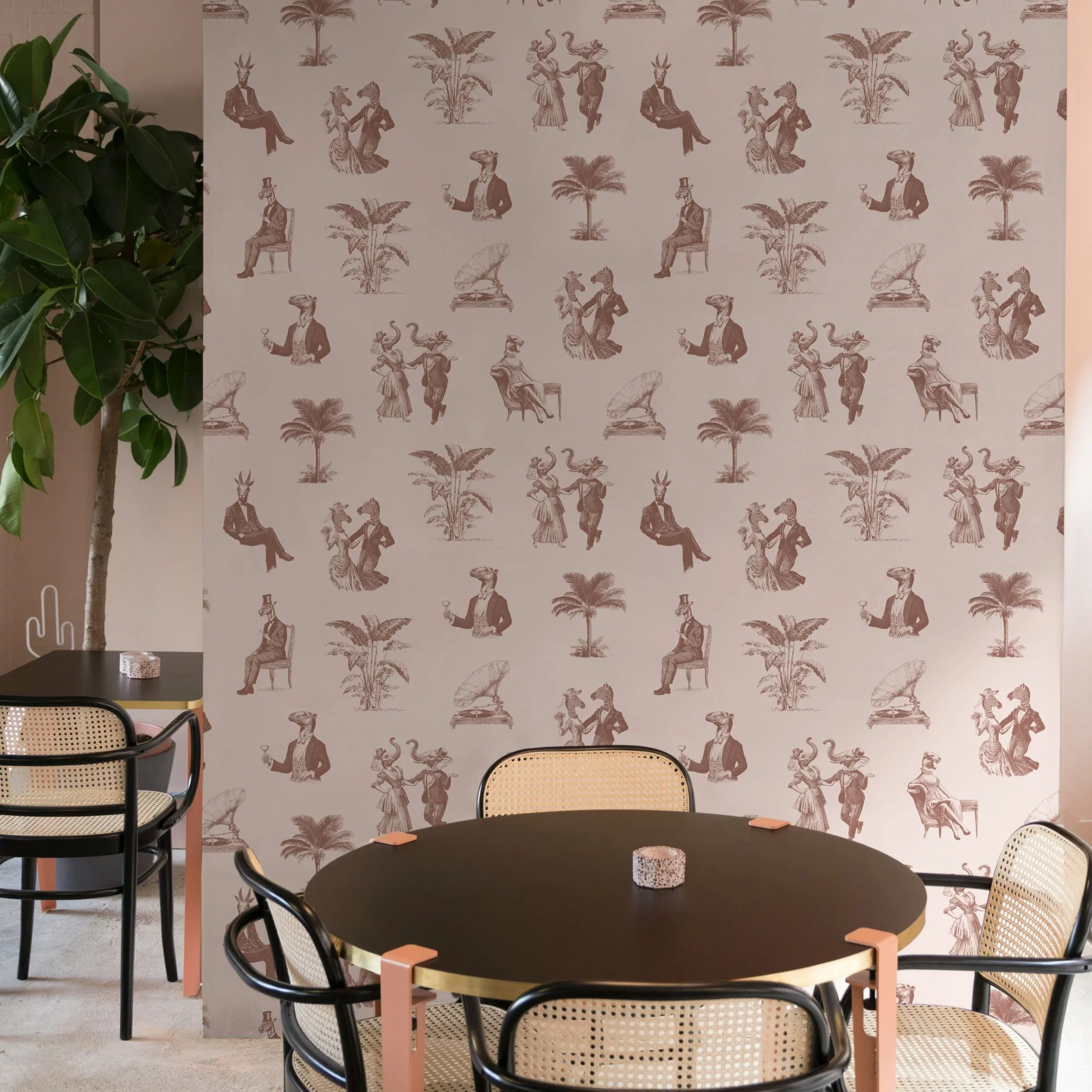 Safari Speakeasy Wallpaper - 8 FT H X 20.5 FT W LUXE - Image 5