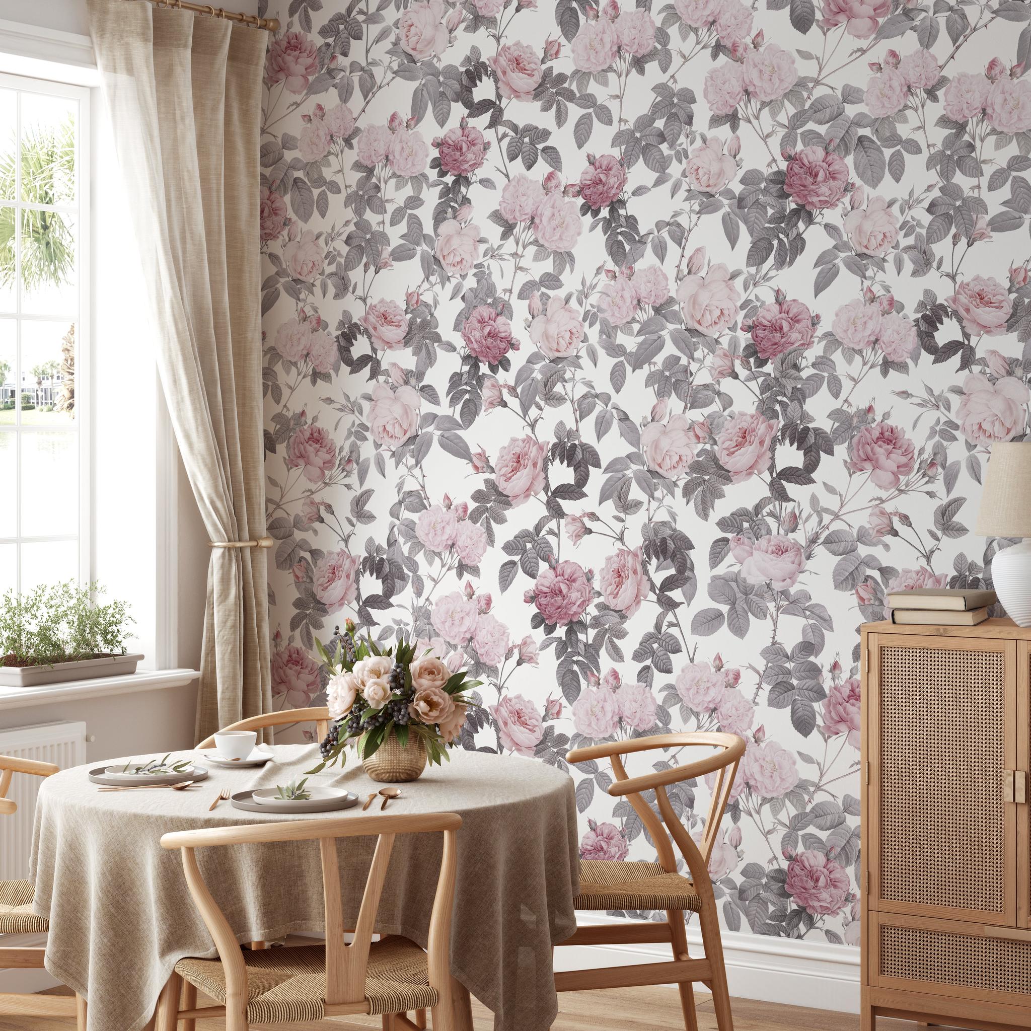 Secret Garden (White) Wallpaper - Image 3