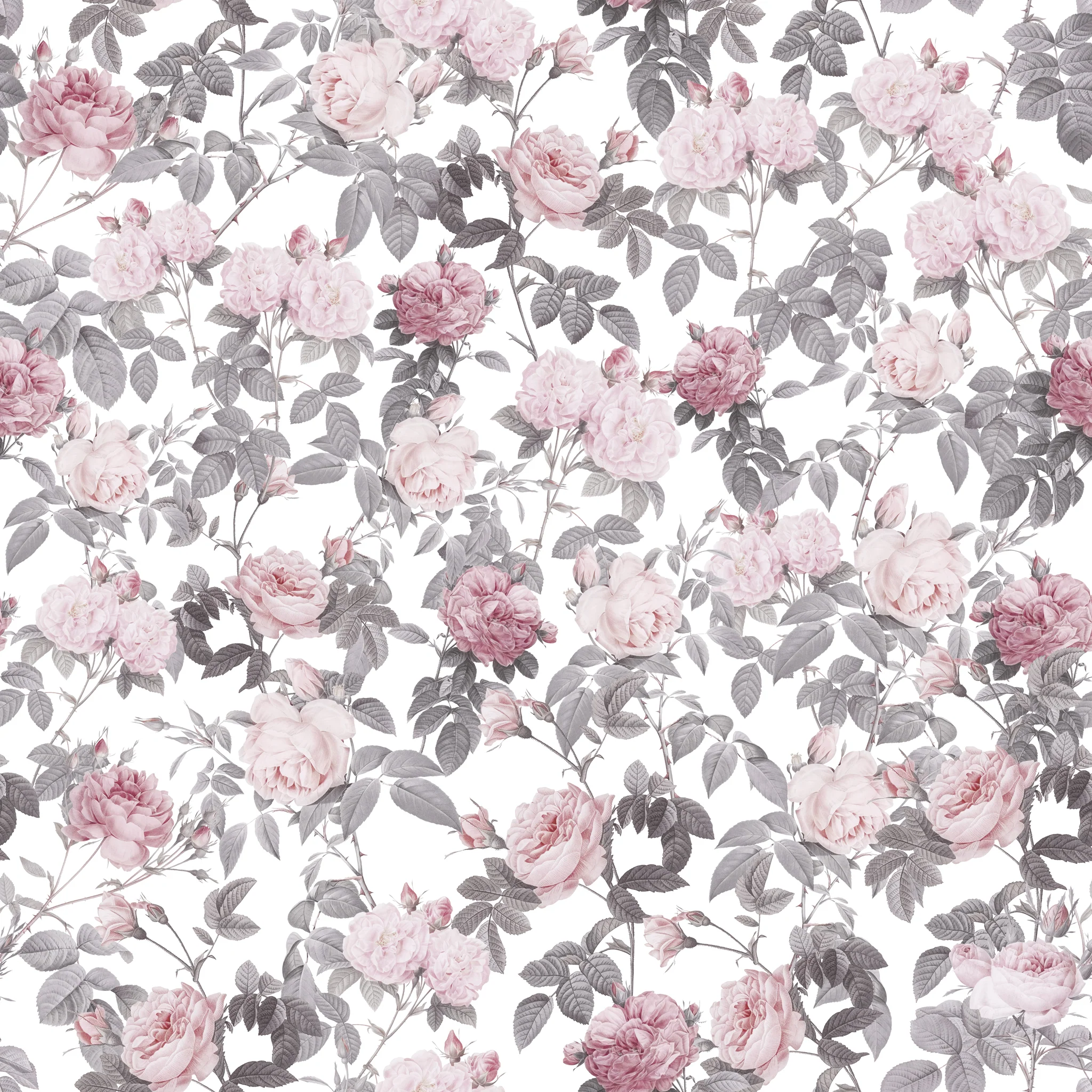 Secret Garden (White) Wallpaper - Image 5