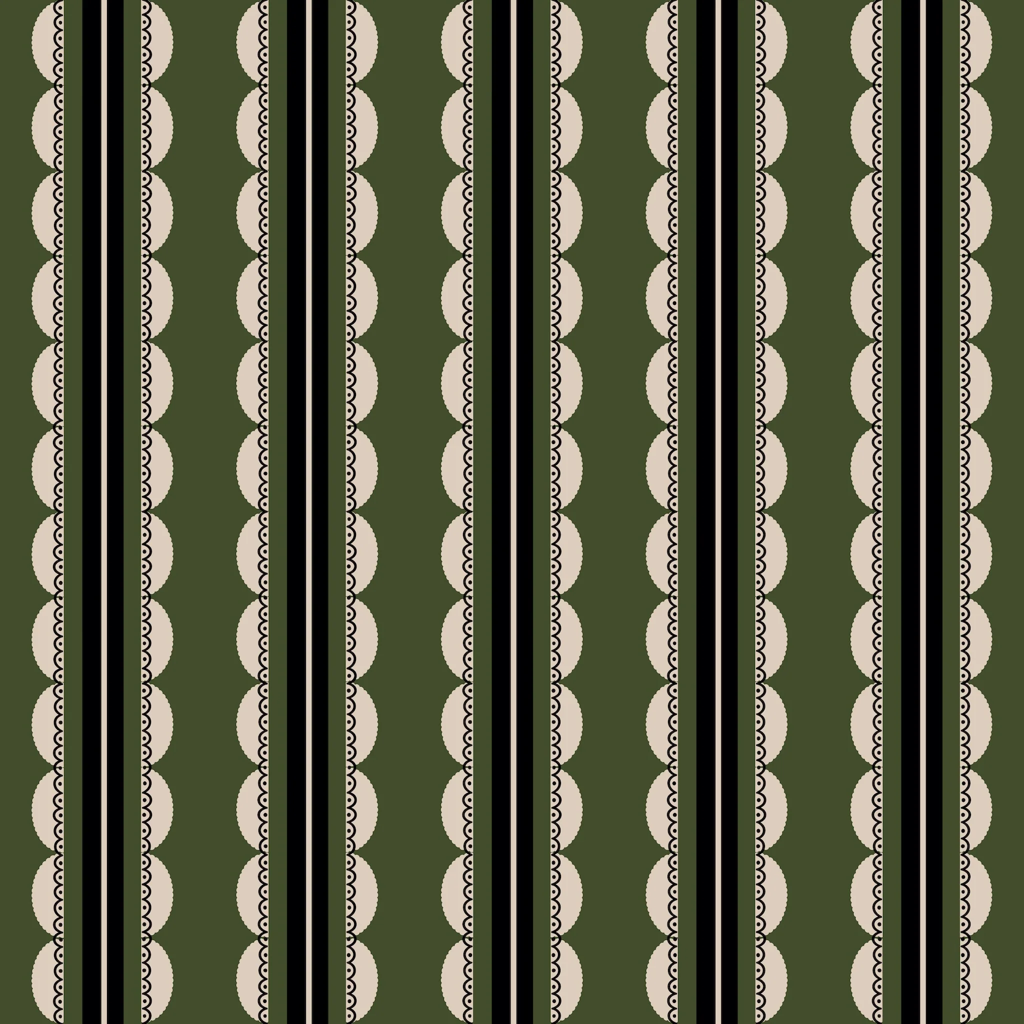 Sunday Scallop (Dark Green) - Image 2