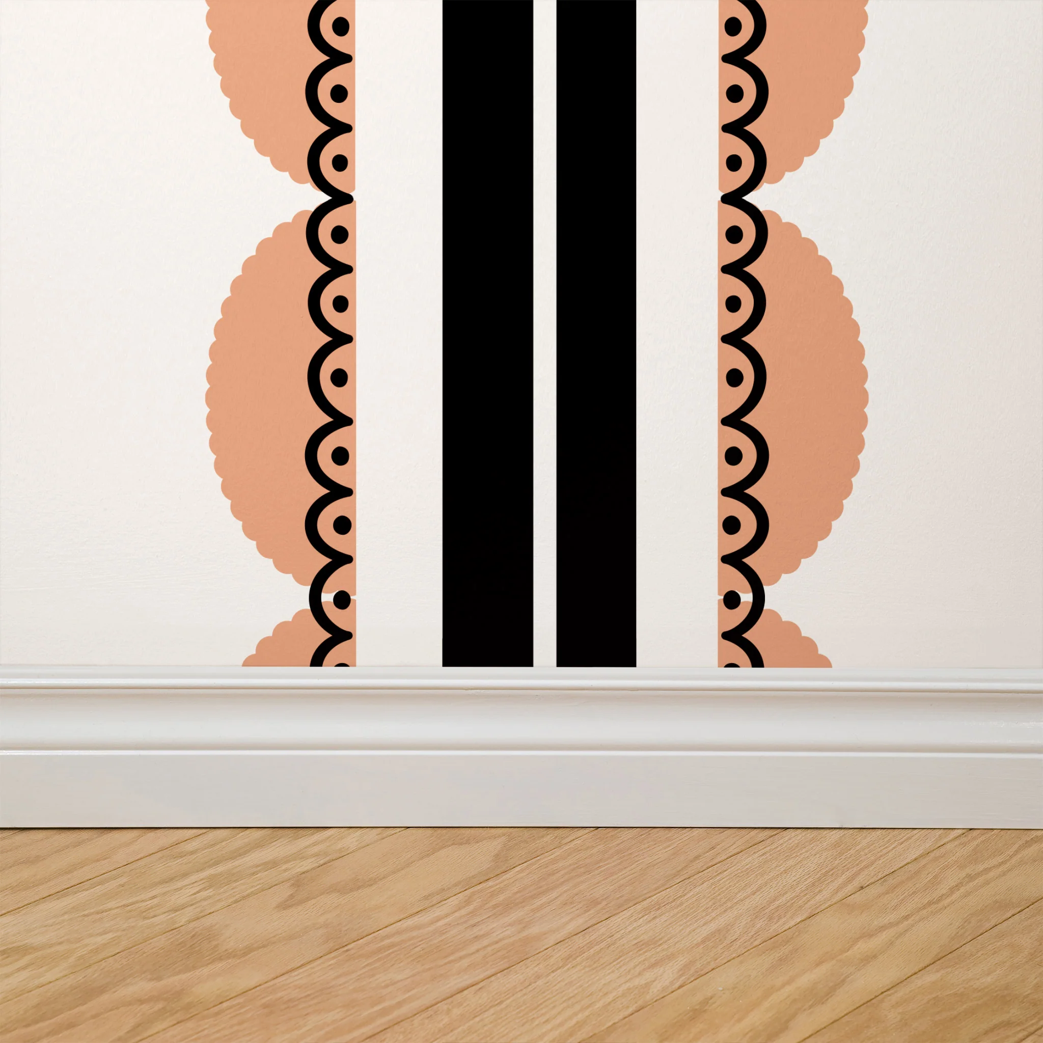Sunday Scallop (Pink) Wallpaper - Image 4