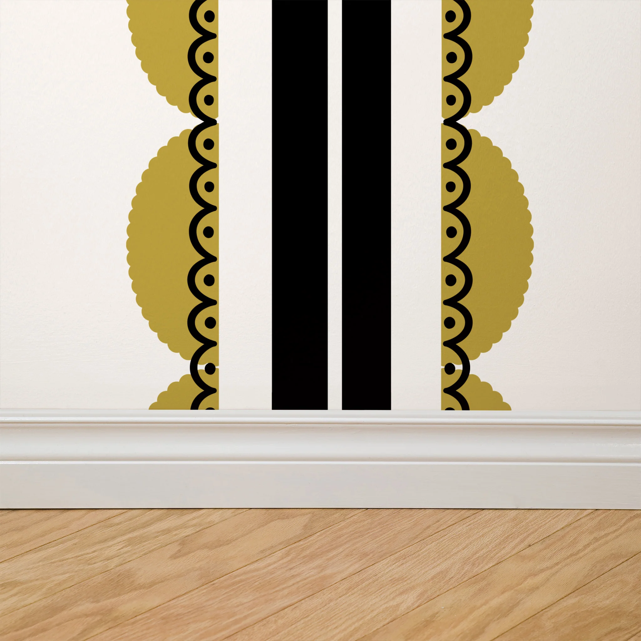 Sunday Scallop (Yellow) Wallpaper - Image 4