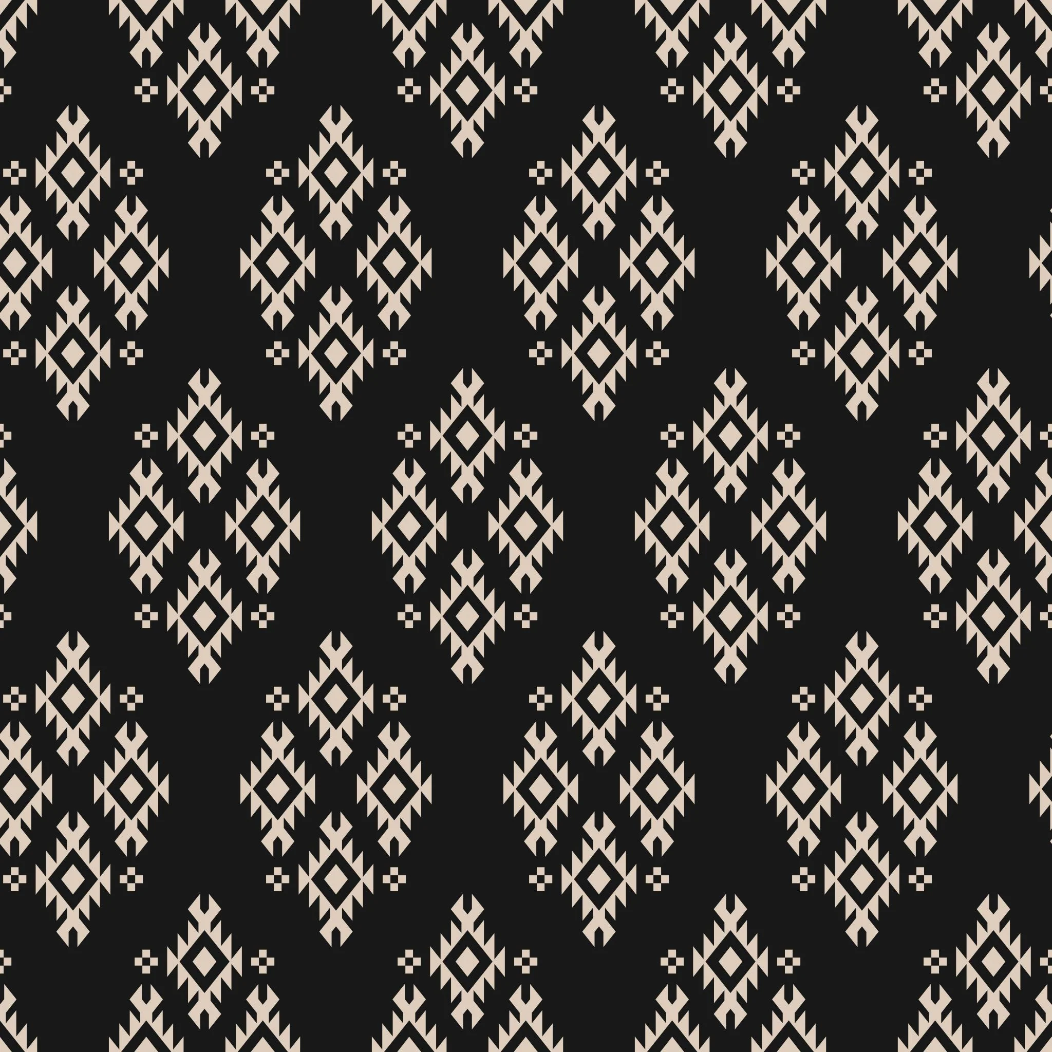 Temple Threads (Black) Wallpaper - Image 2