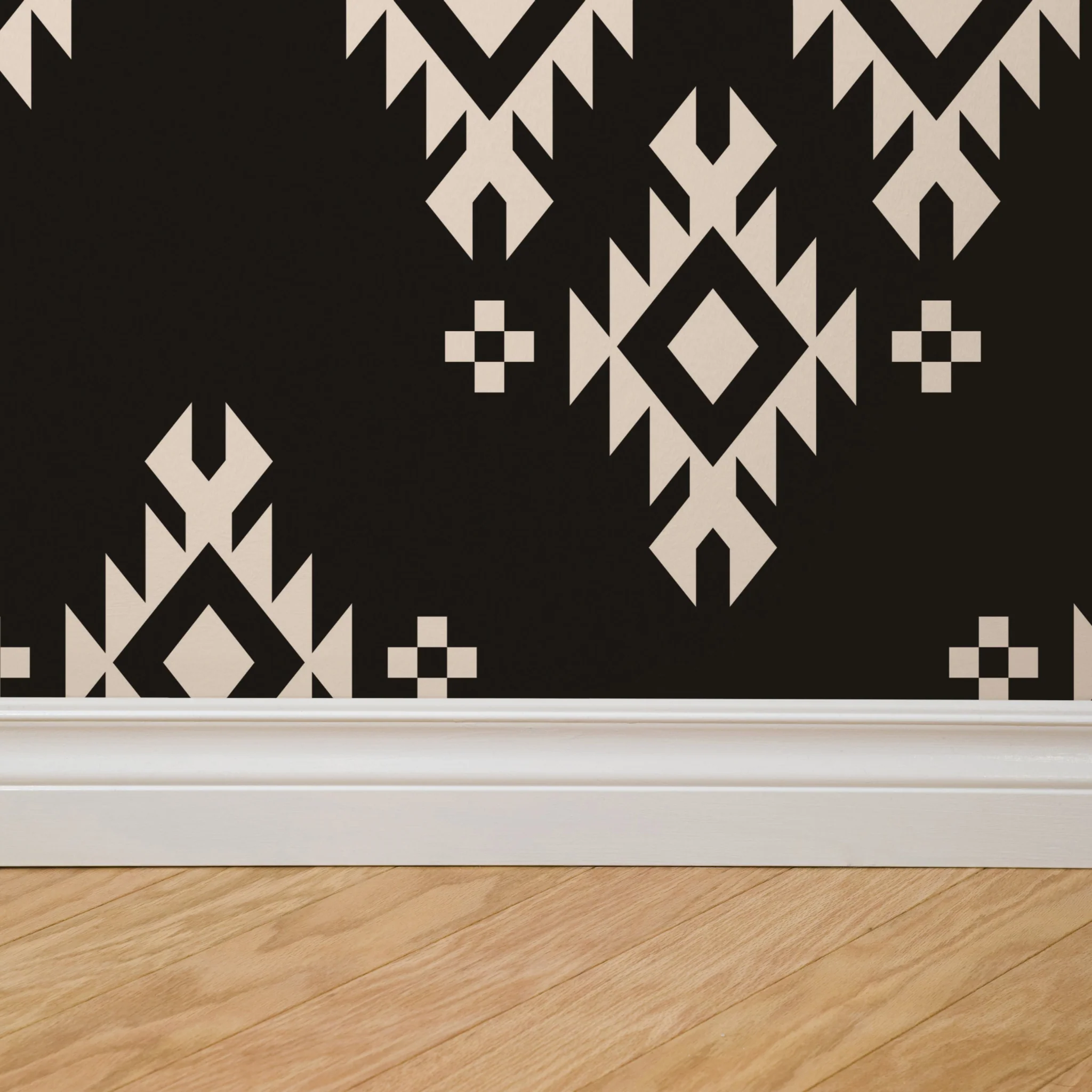 Temple Threads (Black) Wallpaper - Image 4