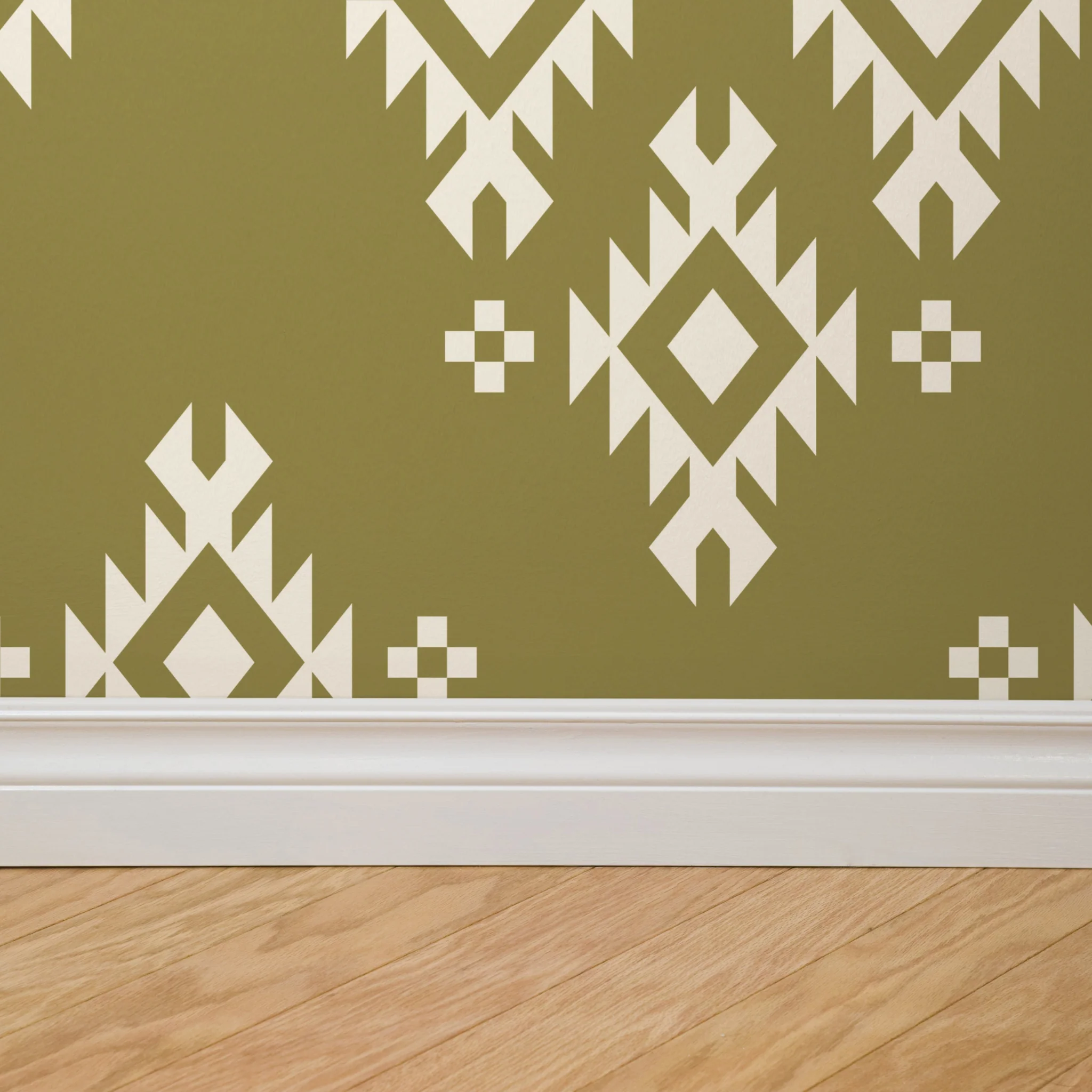 Temple Threads (Olive) Wallpaper - Image 4