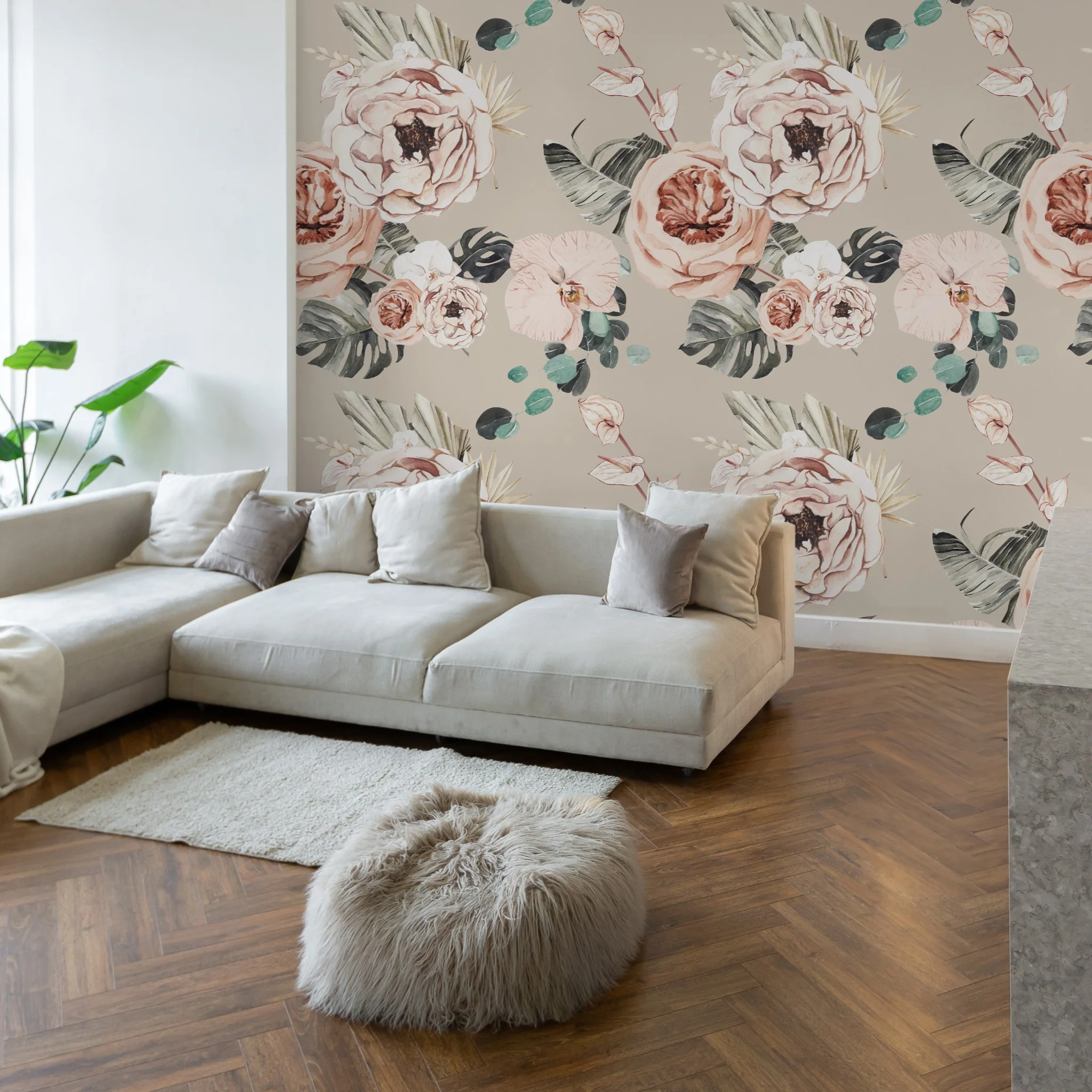 Terracotta Blooms Wallpaper - Image 5