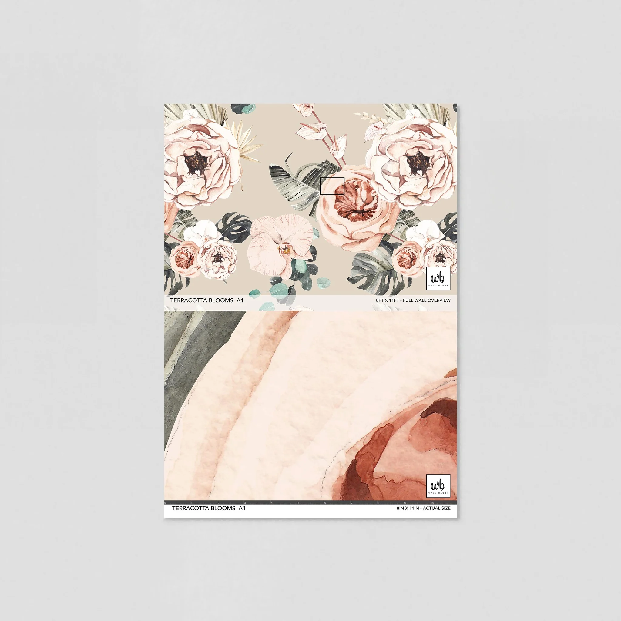 Terracotta Blooms Wallpaper - Image 6