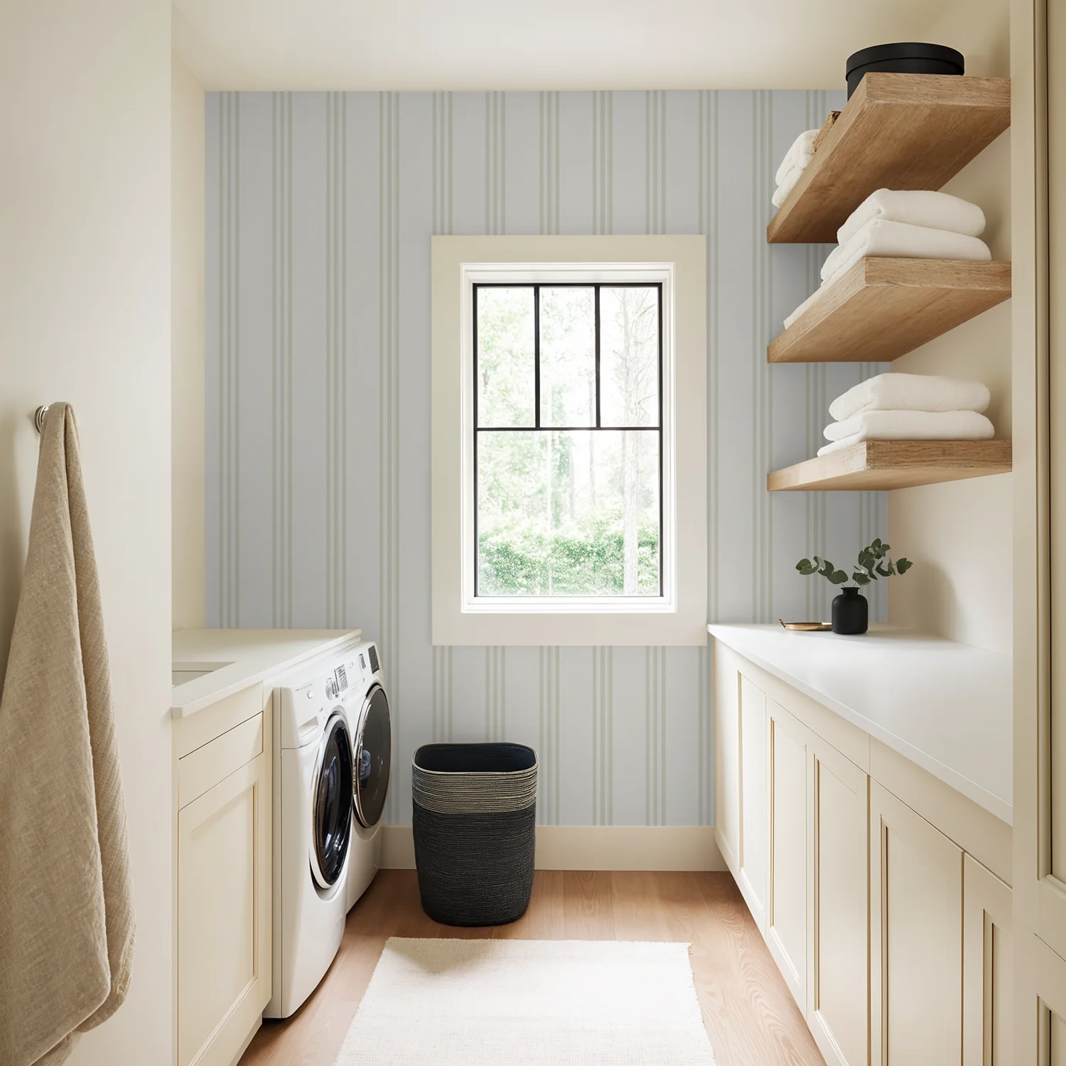 The Andrew (Medium) Beige Wallpaper - Image 3