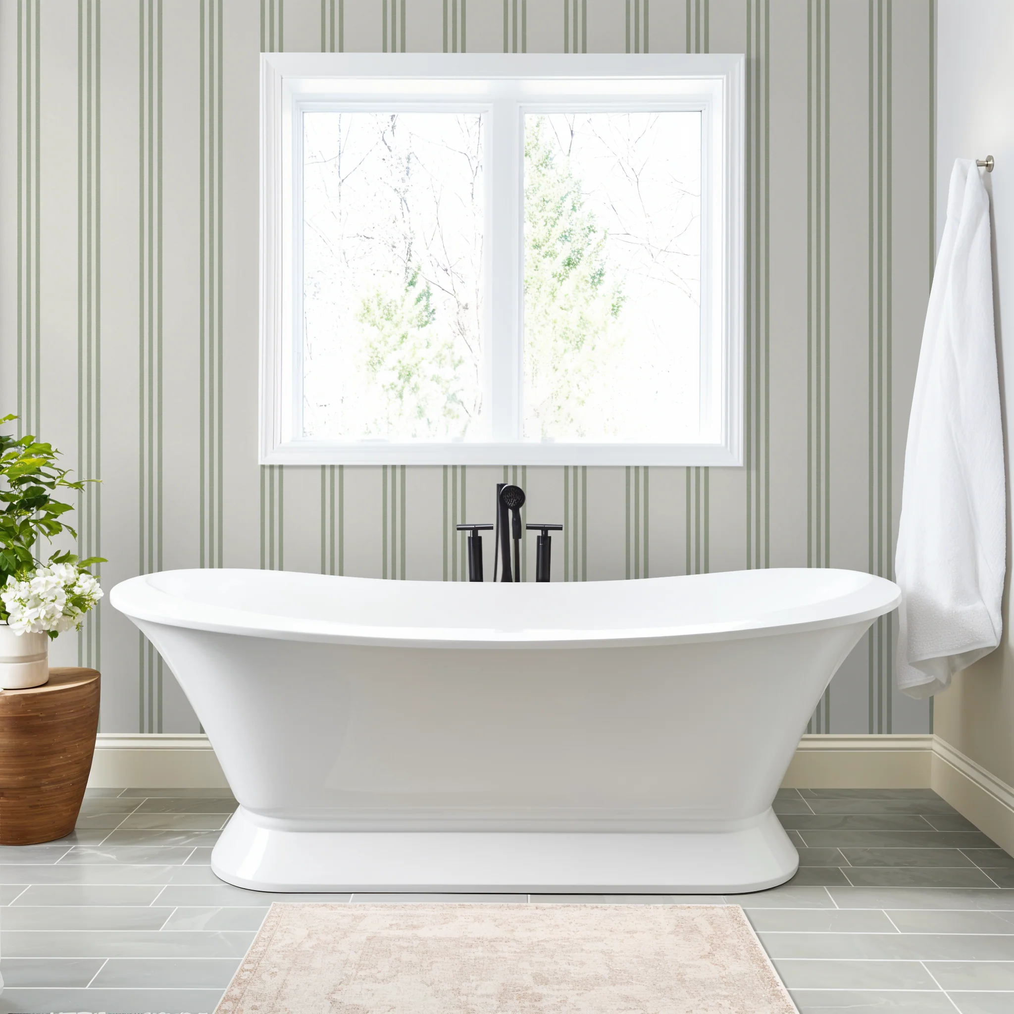 The Andrew Medium (Green) Wallpaper - Image 5