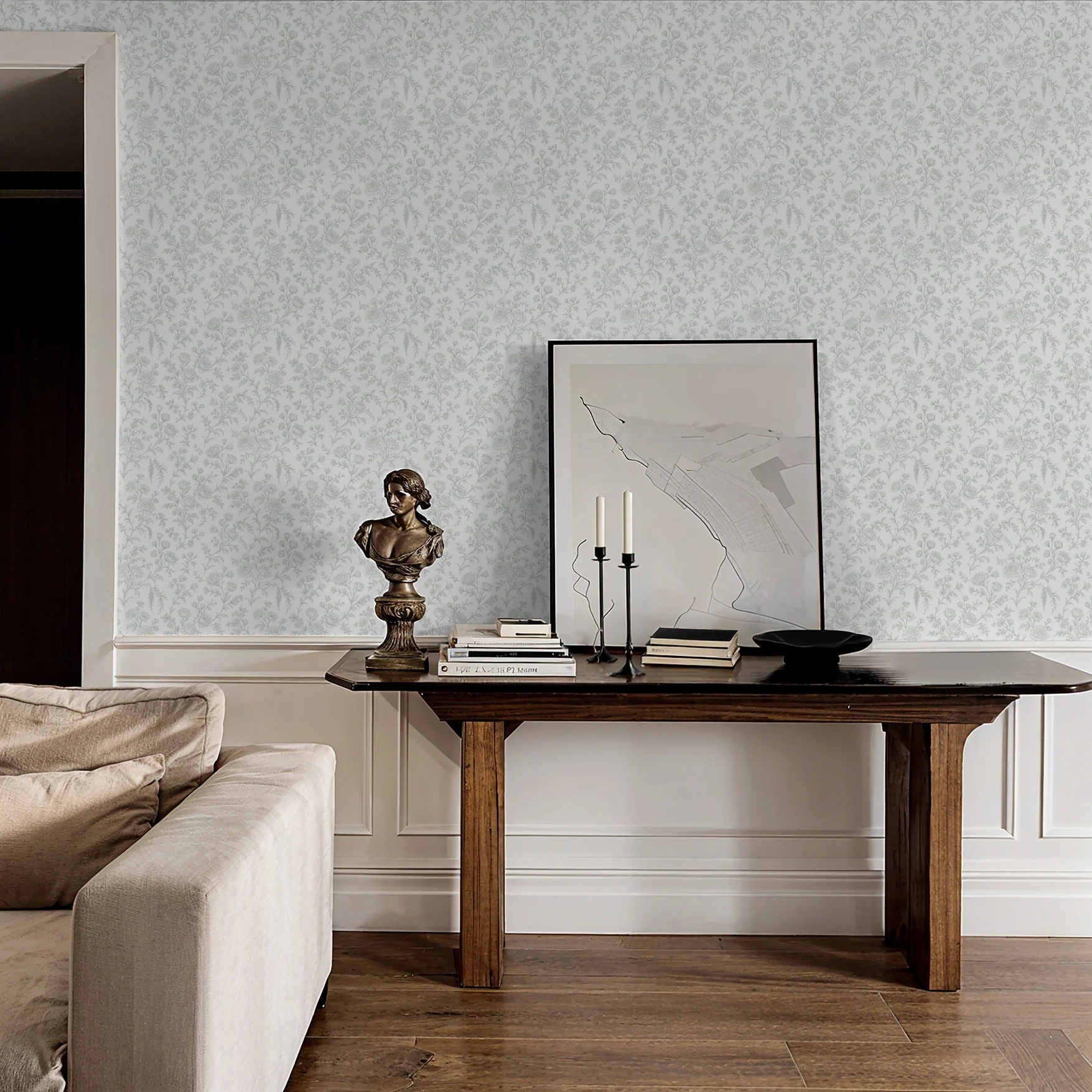 The Chelsea (Green) Wallpaper - Image 5