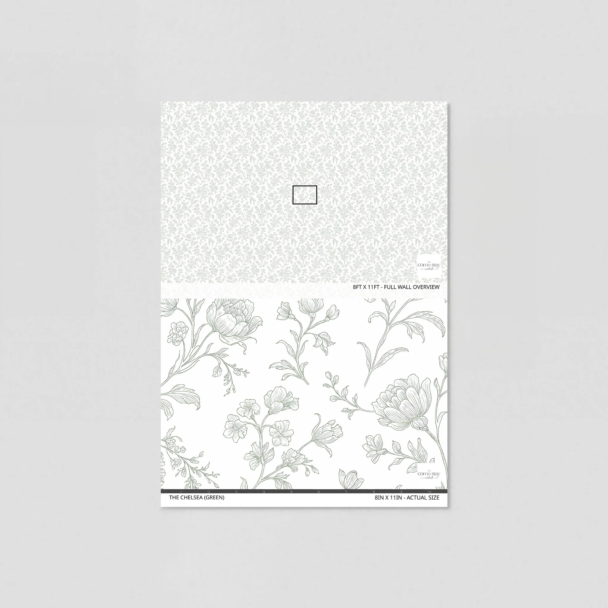 The Chelsea (Green) Wallpaper - Image 6
