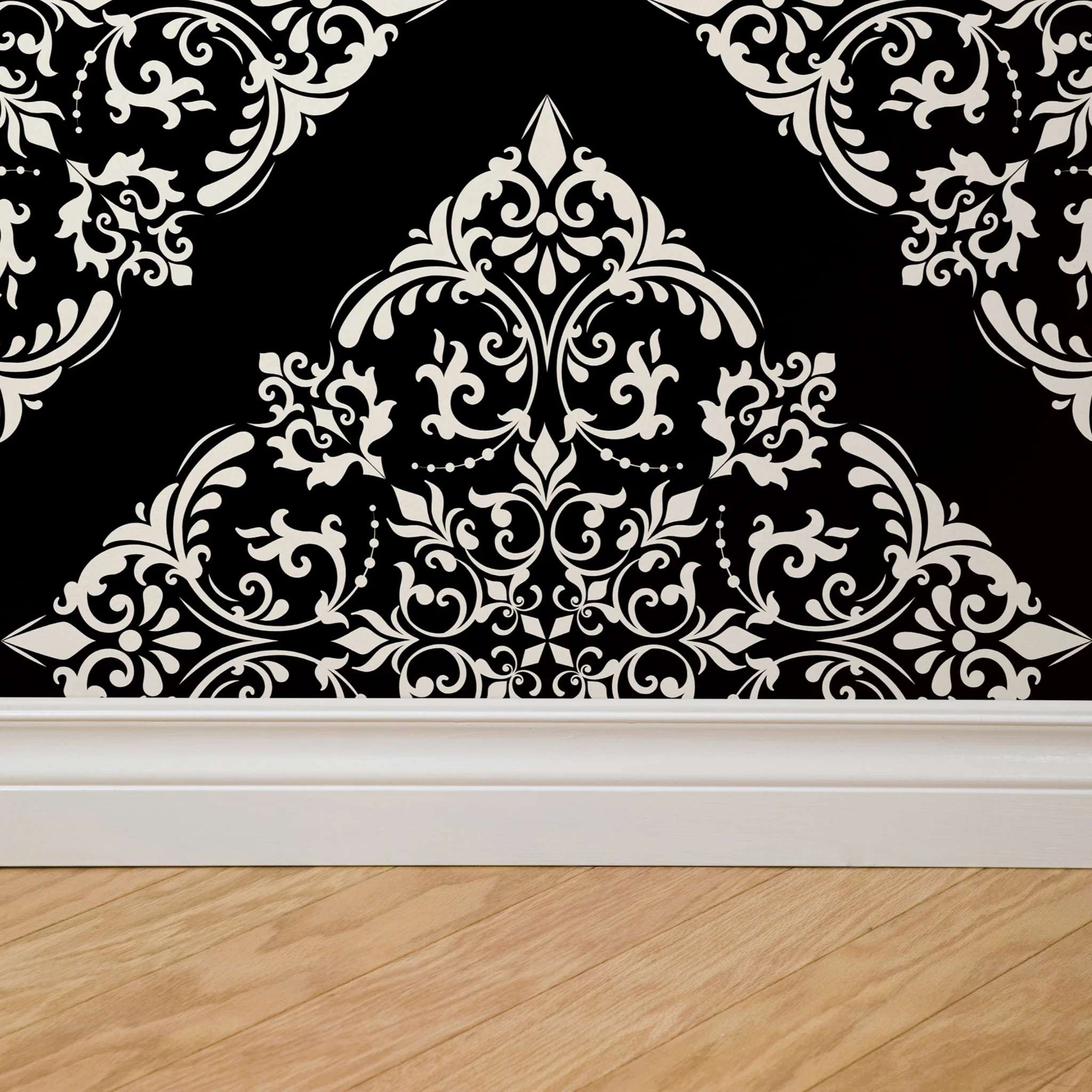 Thrifted Meadow (Black) Wallpaper - Image 4
