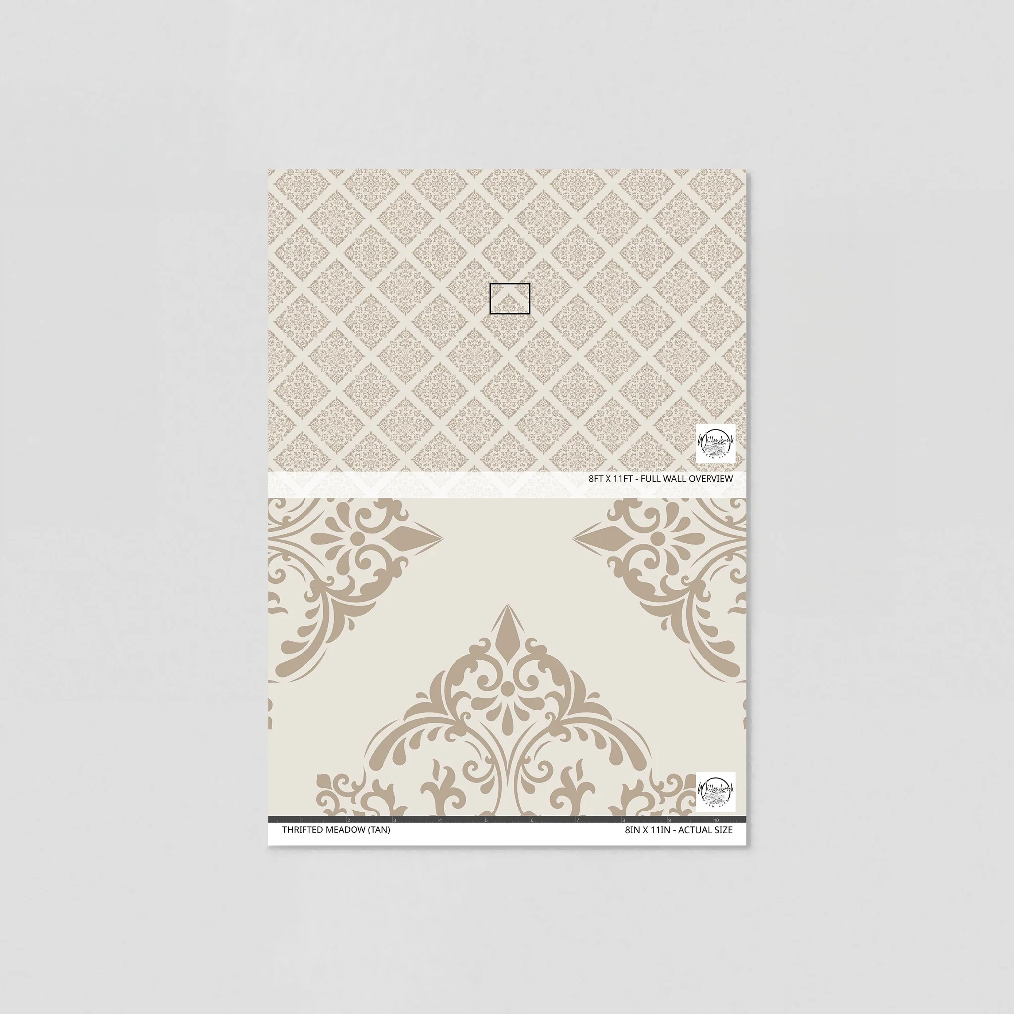 Thrifted Meadow (Tan) Wallpaper - Image 6