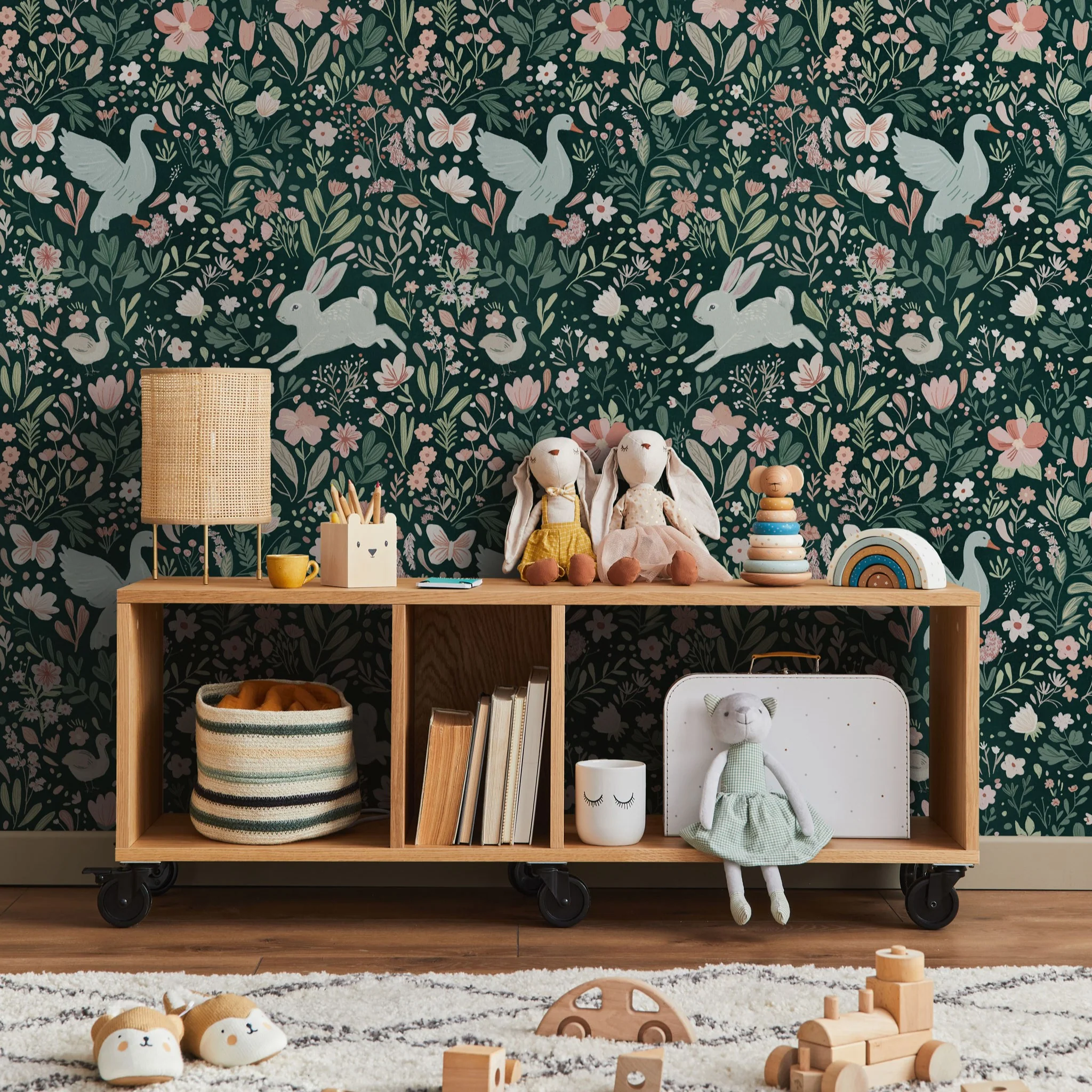 Wildwood Friends Wallpaper - 8 FT H X 9.5 FT W LUXE P&S - Image 3