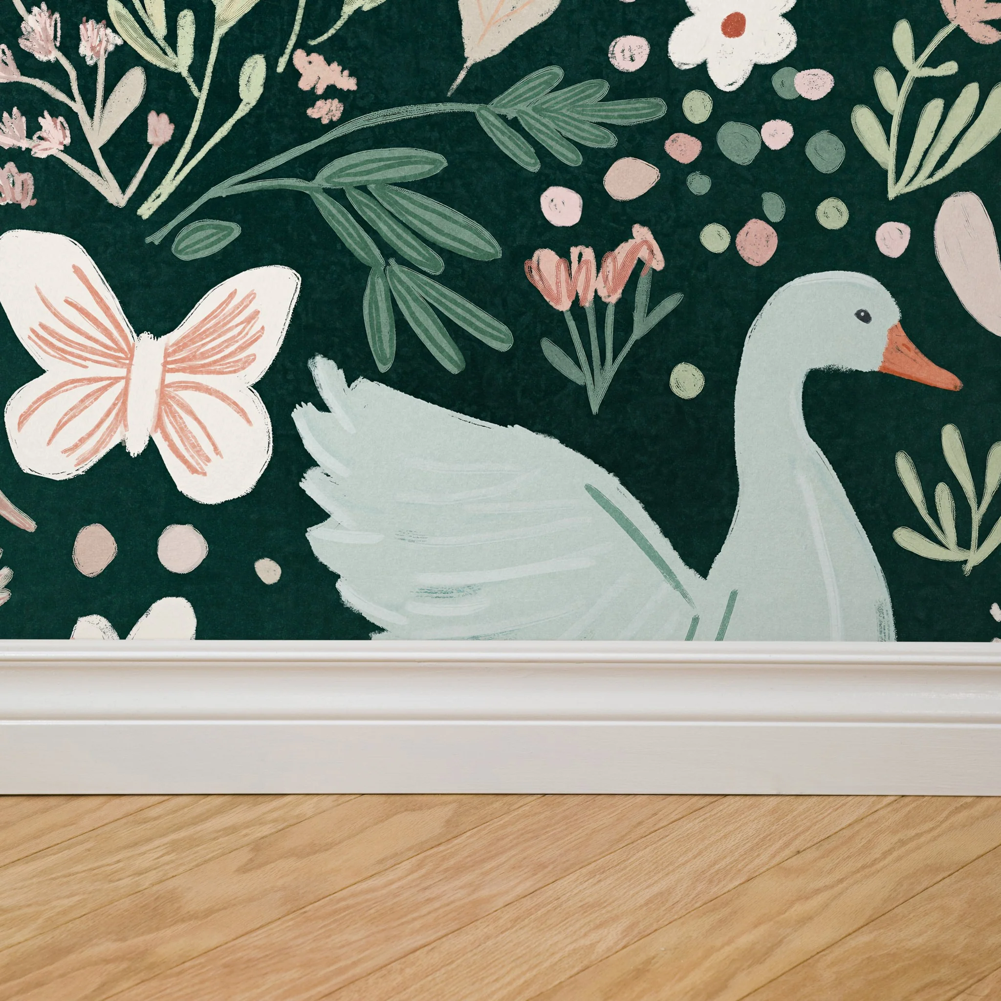 Wildwood Friends Wallpaper - 8 FT H X 9.5 FT W LUXE P&S - Image 4