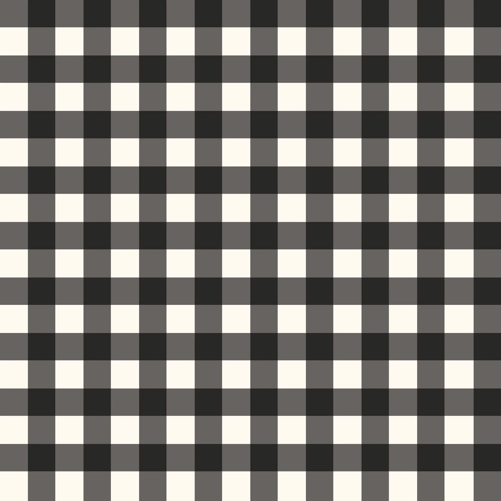 Willowside Gingham (Black) Wallpaper - Image 2