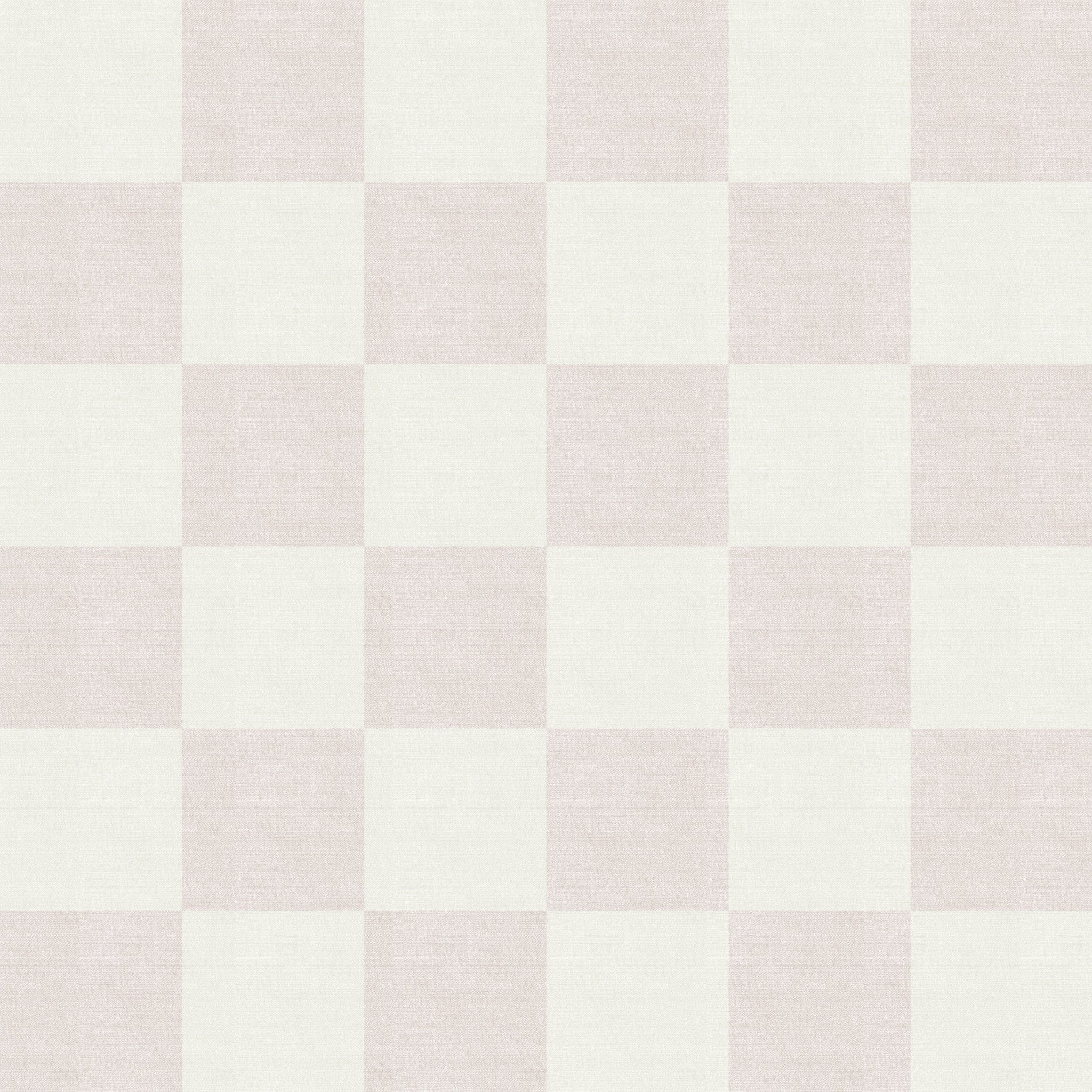 Woven Check (Pink) Wallpaper - Image 2