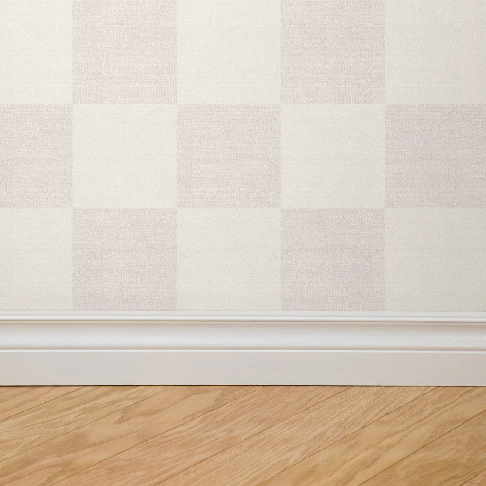 Woven Check (Pink) Wallpaper - Image 4